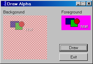 Исходник программы, показывающей пример рисования полупрозрачного изображения на другом изображении в любой позиции