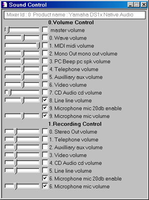 Исходник программы, предназначенной для регулирования звука как в Windows (Volume Control)