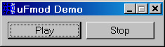 Исходник программы, показывающей пример использования в Delphi библиотеки uFmod