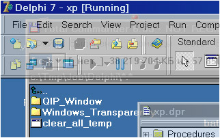 Исходник программы, предназначенной для задания прозрачности окнам Windows