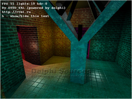 Исходник программы, показывающей пример создания OpenGL 3D движка с использованием динамических теней и HDR