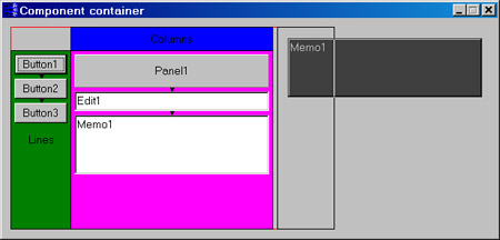 Исходник программы, показывающей пример создания контейнера для хранения компонентов