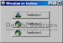 Исходник программы, показывающей пример создания стандартной системной кнопки с картинкой на WinApi