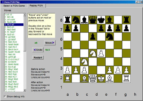 Delphi - Визуальное воспроизведение файлов PGN, хранящих ходы шахматных партий