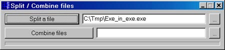 Исходник программы, показывающей пример разбиения файла на части